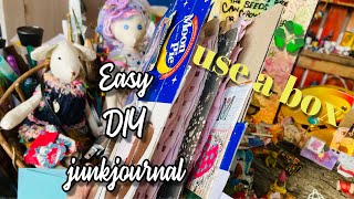 #howto make junk journal reuse ♻️ packaging my Process video