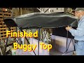 Carriage or Buggy Top Final Upholstery Process | Engels Coach Shop