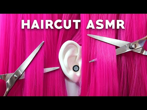 ASMR Sleep & Tingle Inducing HAIRCUT TRIGGERS from Ear to Ear [NO TALKING]