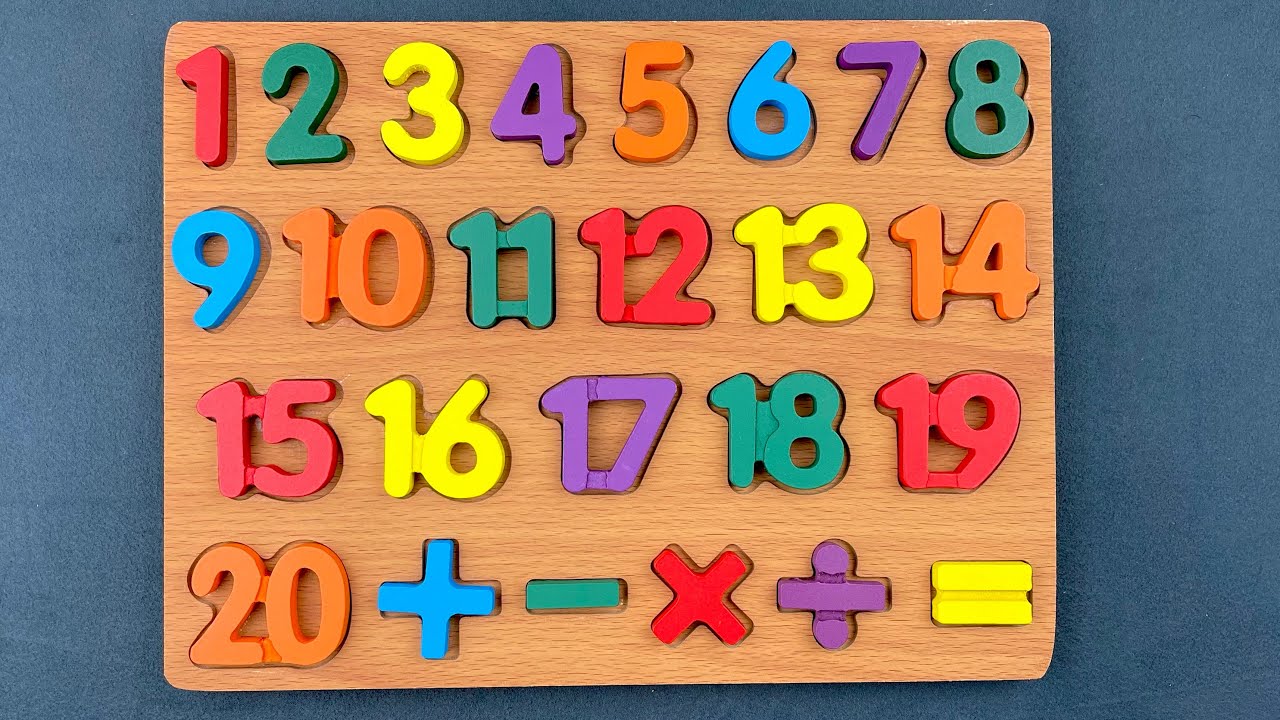 Best Learning Numbers, Shapes & Counting 1 - 10 | Preschool Toddler ...