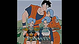 THE REASON WHY GOHAN DEATH IN FUTURE 🥶🔥|| #dragonball #goku #gohan #vegeta #1mviews #viral