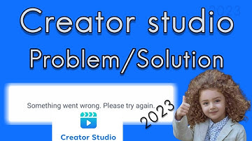 Facebook creator studio something went wrong problem/Facebook studio try again problem solve in 2023