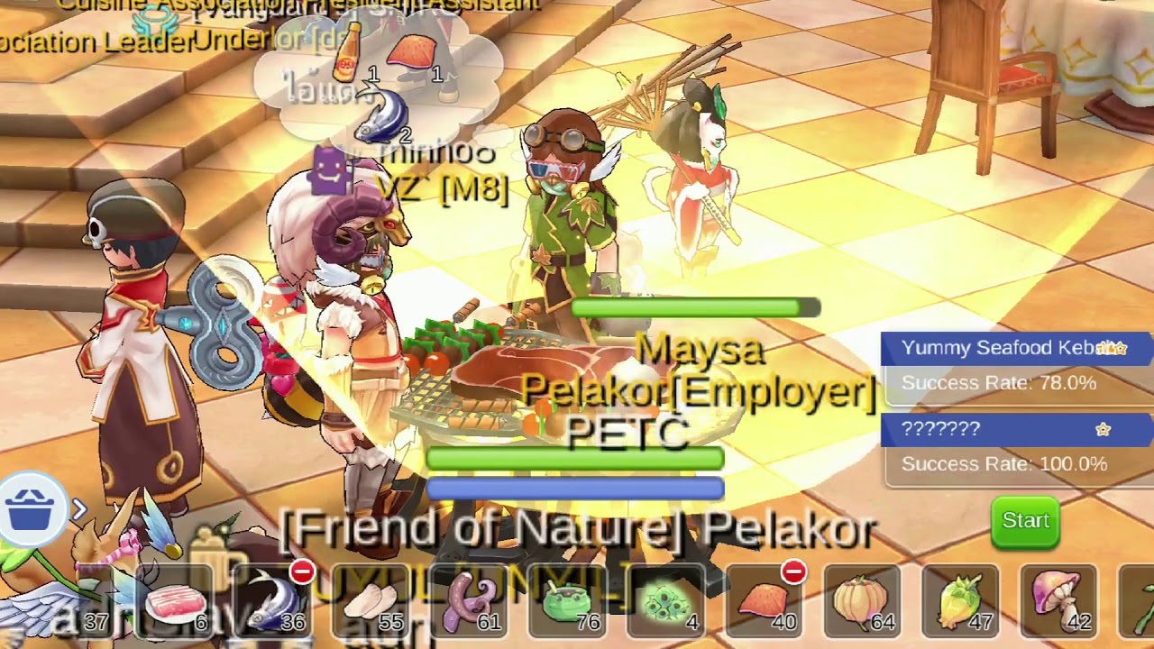 Yummy Seafood Kebab Ragnarok Eternal Love Ep5 - YouTube