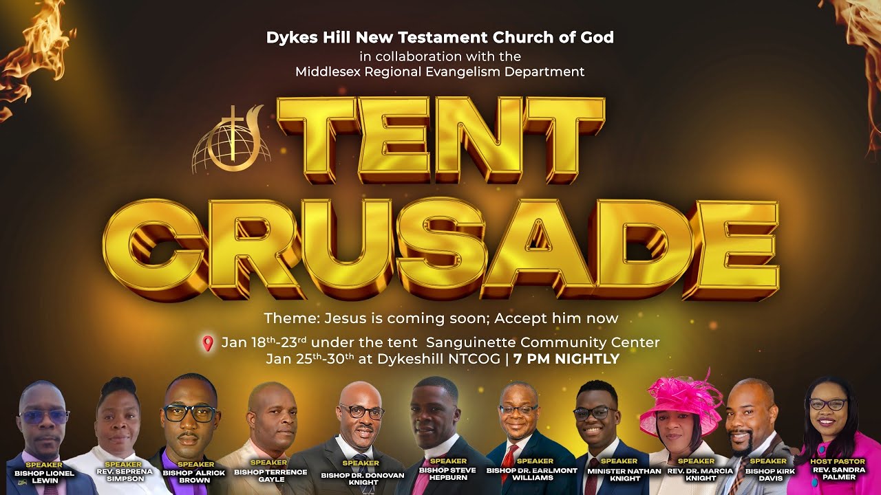 Dykes Hill New Testament Tent Crusade Night 9 January 27,2026