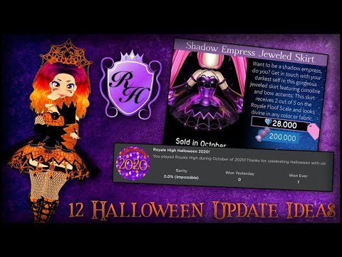 12 Features We Might See In The Royale High Halloween Update 2020 Youtube - how to get the pumpkin contest 2018 badge tip trick roblox royale high royalloween