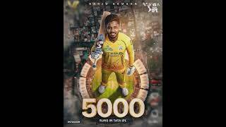 Sanju Samson 5000 run in IPL history,🔥#Sanju Samson_#Indian premier league 🏆_#Tata IPL 2026 #criket