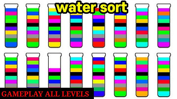 water sort gameplay satisfying videos #watersort #cutepopitdiy #satisfying