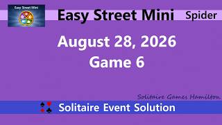 Easy Street Mini Game #6 | August 28, 2026 Event | Spider screenshot 3