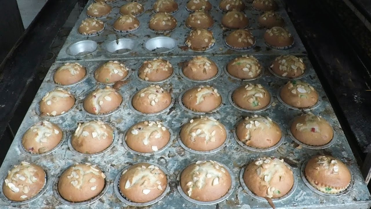 Bakery Style Cup Cake in Oven - Easy And Tasty Snacks For Children