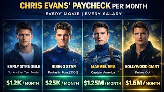 Chris Evans Salary Breakdown (2000–2025) | Captain America Movie Paychecks Revealed