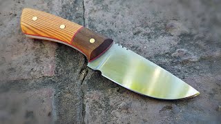 Making a Knife with very basic tools and without electrical machines.