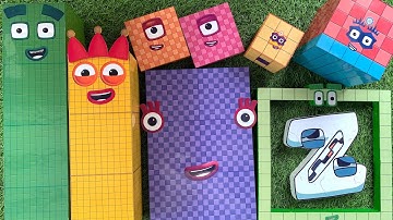 Looking for Numberblocks NEW 7992 Puzzle Tetris Space ASMR  | Numberblocks Satisfying Video