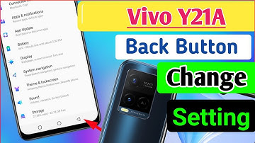Vivo Y21A back button setting/vivo y21a back button change/vivo y21a navigation gesture