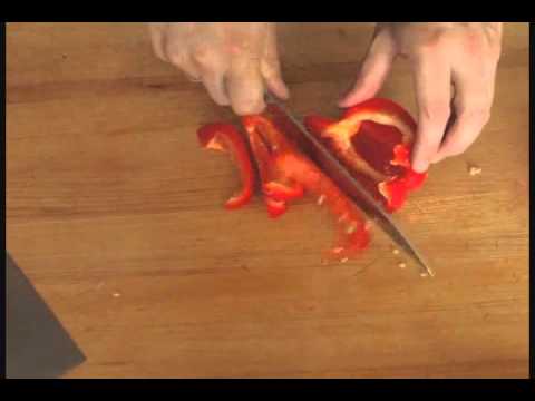 How To Cut A Bell Pepper
