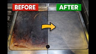 EXTREME Grill Cleaning ASMR 😱🔥 | Deep Cleaning Satisfying Before & After. #trending #kitchen #asmr