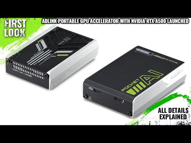Adlink Portable GPU Accelerator With NVIDIA RTX A500 Launched