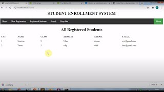 Python Django: How to create Student Enrollment System Project by using Django Framework Class 12