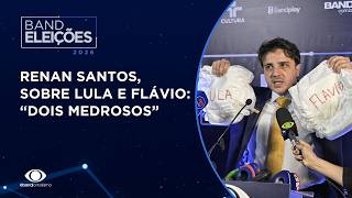 Renan Santos provoca Lula e Bolsonaro com fraldas após falta em Debate: Medrosos