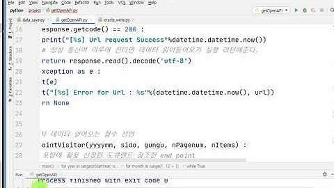 Webjjang Python 12-04 시각화실무 데이터포탈 파이썬에서 OpenAPI를 이용한 데이터 가져오기03(웹짱과 함께하는 파이썬)