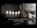 Capture de la vidéo Arvo Pärt - Cantus In Memoriam Of Benjamin Britten - Staatsorchester Stuttgart/Dennis Russell Davies