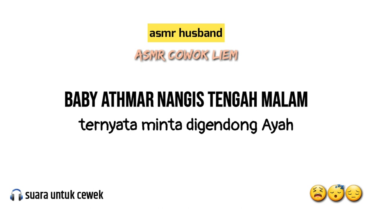 Baby Athmar Nangis Tengah Malam | asmr husband with baby | asmr suami perhatian | asmr roleplay