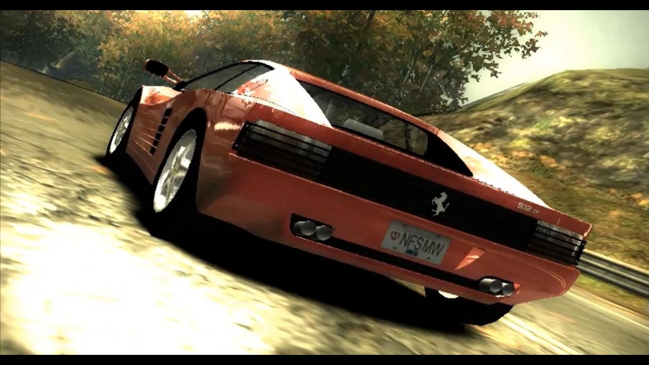Ferrari 512 Testarossa VS Mazda RX7 - NFSMW 2005 - YouTube