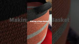 Rope Basket tutorial by Tara C. Sinclair of Uh Oh Creations