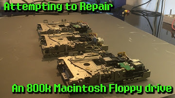 Attempting to Repair a Broken 800k Macintosh Floppy Drive - Crazy Tech Reviews Random Things