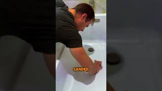 Stop Slipping Applying Clear Non-Slip Spray To A Bathtub