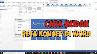 Cara Membuat Peta Konsep Dengan Ms Word Youtube