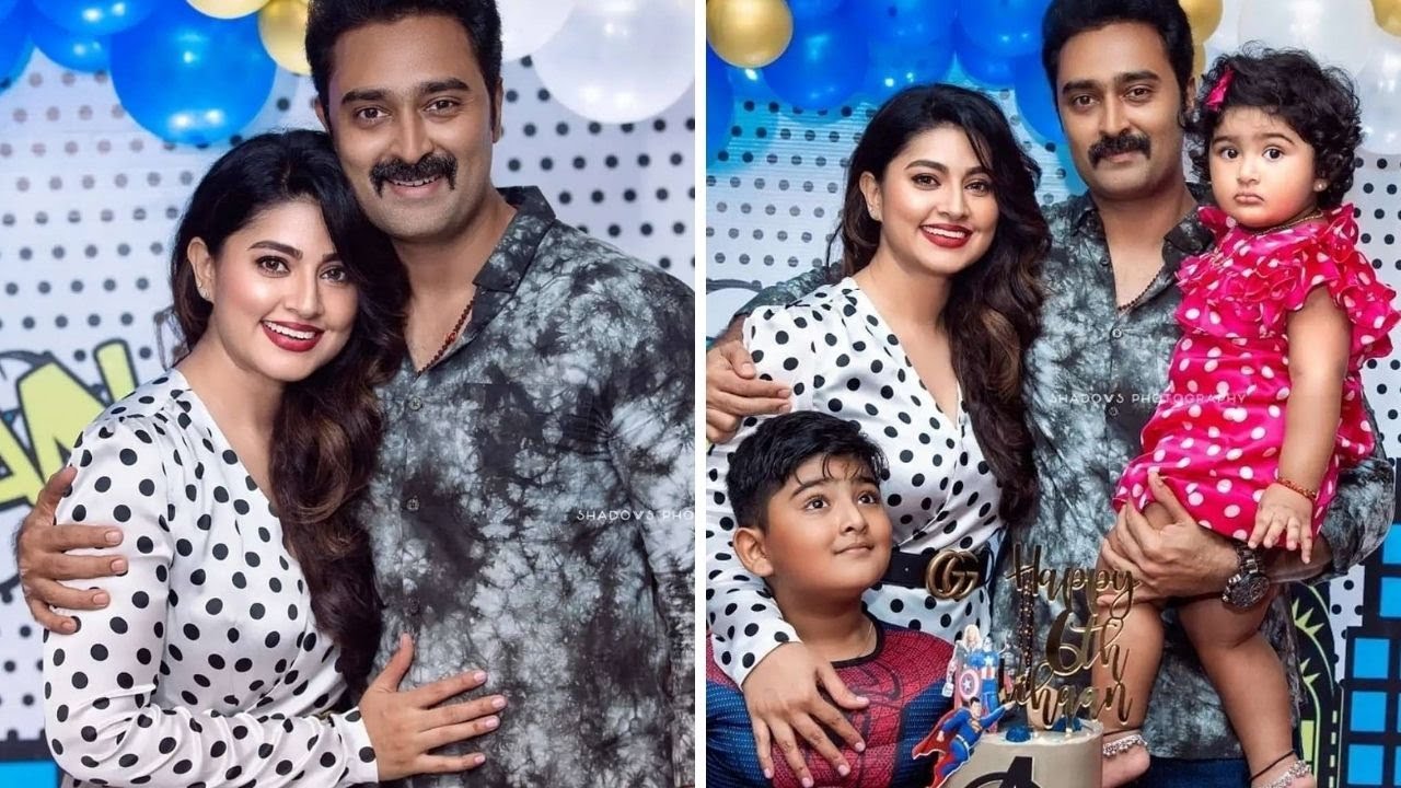 Actress Sneha Family Latest Pics with 2 kids and husband Prasanna |actress sneha  Family - YouTube