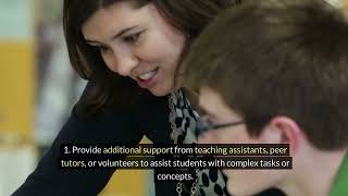 Curricular adaptation -accommodation, modification for inclusive settings
