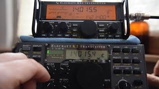 ELECRAFT K2 vs ELECRAFT KX2 CW TEST