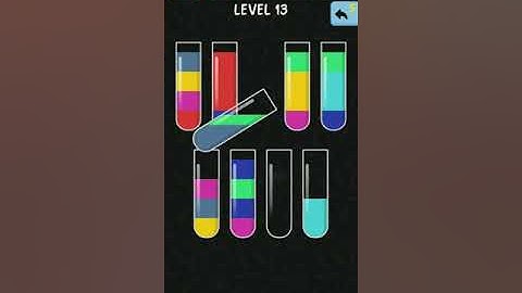 WCS Multi levels #how to play WATER COLOR SORT GAME#  Level 10* Level 11* Level 13* Level 15*