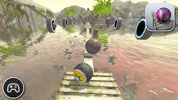 Rollance: Adventure Balls - Gameplay Walkthrough Part 58 - Racing Game Levels 167-168 (iOS, Android)