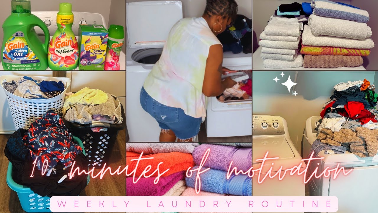 Get It All Done: Weekly Laundry Routine for a Large Family 🧺👕 - YouTube