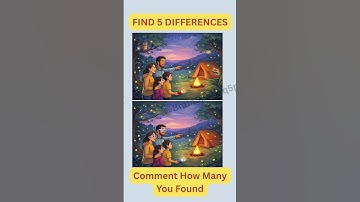 Part 25 - Spot the Difference Game | Find 5 Differences – Family Puzzle