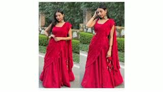 New Designer Lehenga Saree For Bridal & Wedding Parties Queen