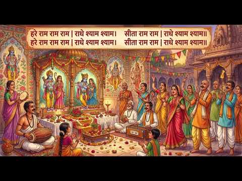 🙏 हरे राम राम राम | राधे श्याम श्याम | सीता राम राम | Peaceful Ram Bhajan | Divine Chant