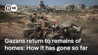Thumbnail for Gazans try to settle in ruins as ceasefire limps on | DW News