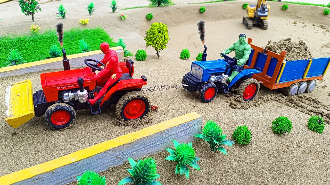 Diy Mini Double Tractor Construction Science Project | Mini Tractor ...