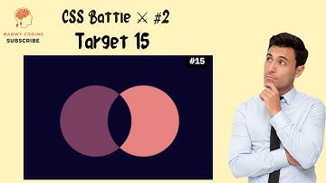CSS Battle⚔️  #2   Overlap  Target #15