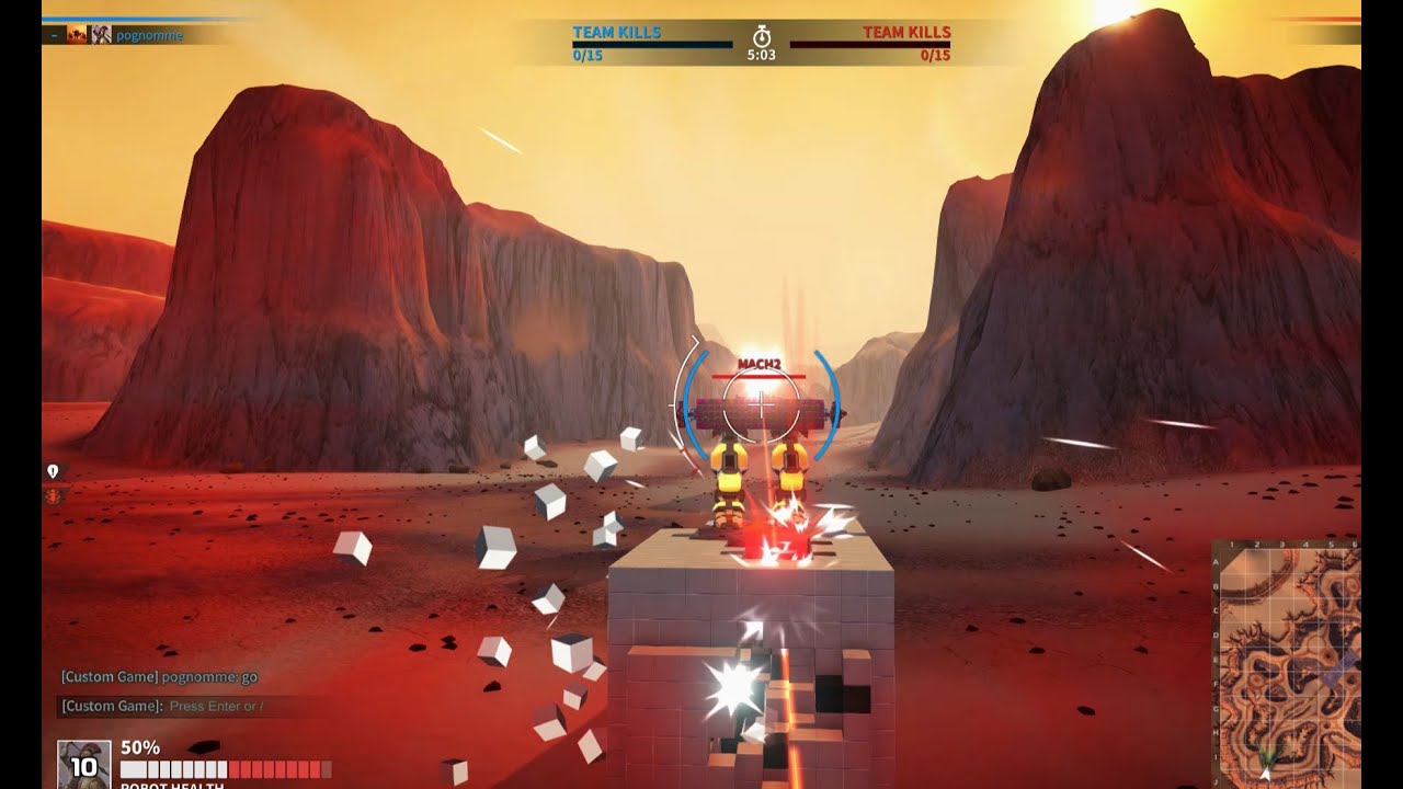 C4 & C5 chaingun VS  C5 railgun [ROBOCRAFT]