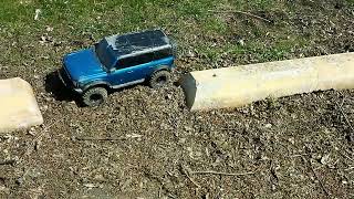 This Remote controlled Ford Bronco can climb a concrete barrier and go off-roading.