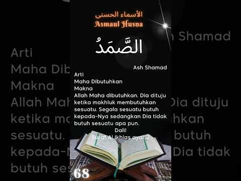 Asmaul Husna 99:68