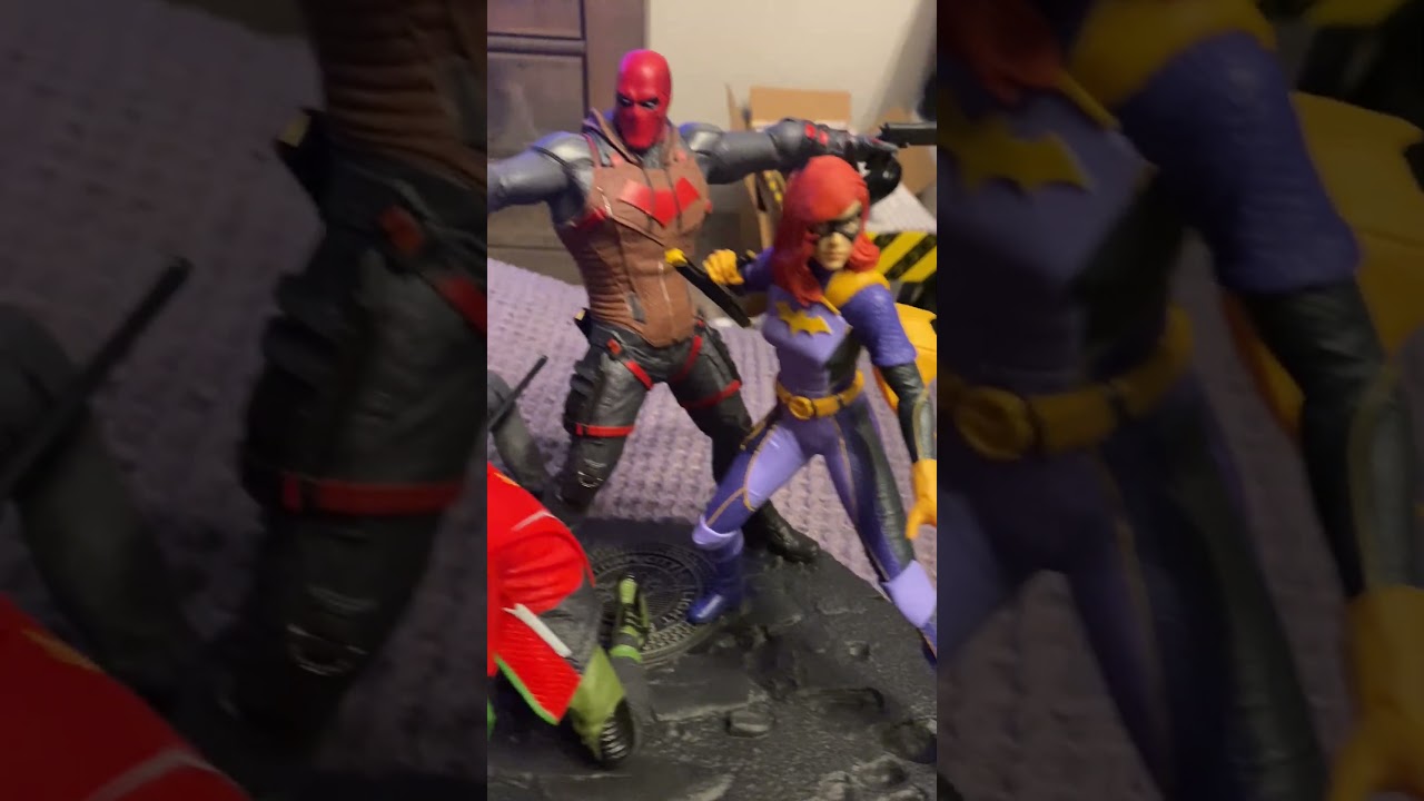 PS5 Gotham Knights Statue! Robin,Batgirl, Red Hood, Nightwing 
