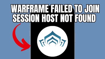 Warframe  Failed to join session Host not found  (Quick fix)