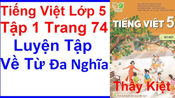 Tiếng Việt Lớp 5 Tập 1 Trang 74 – Luyện Tập Về Từ Đa Nghĩa – Kết Nối Tri Thức