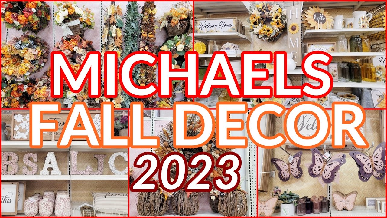 MICHAELS FALL DECOR 2023 NEW HOME DECOR FINDS! SHOP WITH ME YouTube
