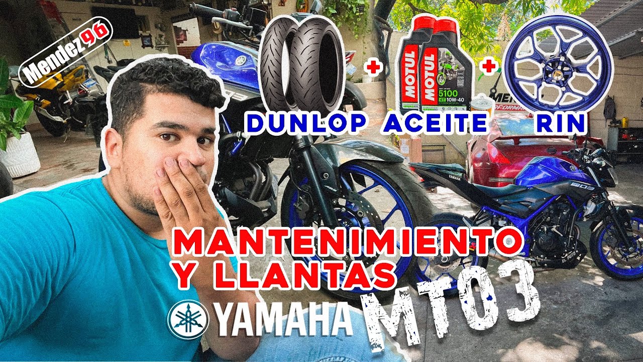 YAMAHA MT03 CAP:5 Le ponemos llantas nuevas, Rin y hacemos mantenimiento